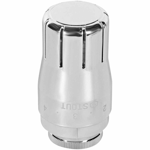 Комплект клапанов термостатических STOUT Design хром, угловой 1/2, SVTDK-0002-000015C
