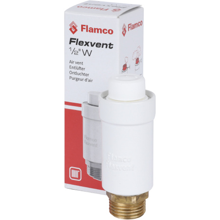 Flamco Flexvent Автоматический поплавковый воздухоотводчик Flexvent 1/2 white