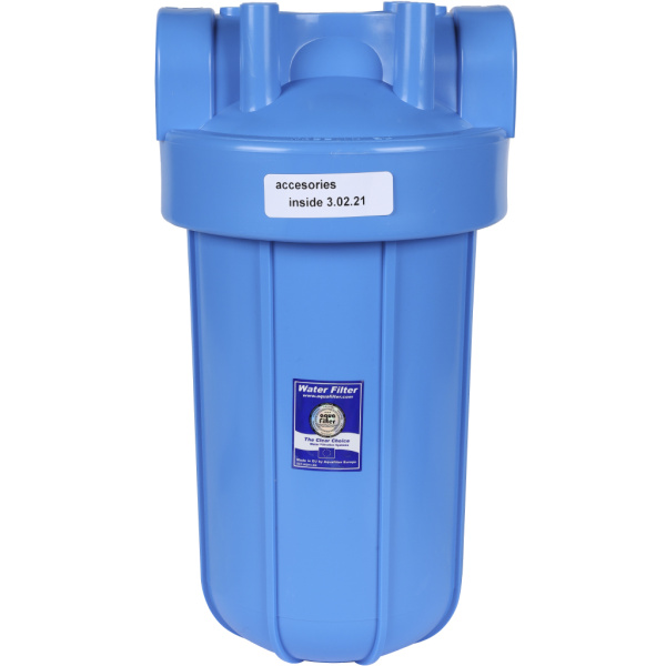 AquaFilter AQM Корпус 10ВВ, вход 1" FH10B1-B-WB фильтр в сборе (колба, ключ, кронштейн, манометр) без картриджа