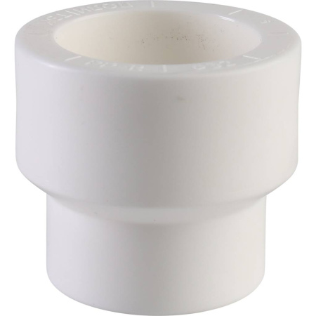 Политэк 32х25 Муфта переходная внутр./внутр. для полипропиленовых труб под сварку (цвет белый)
