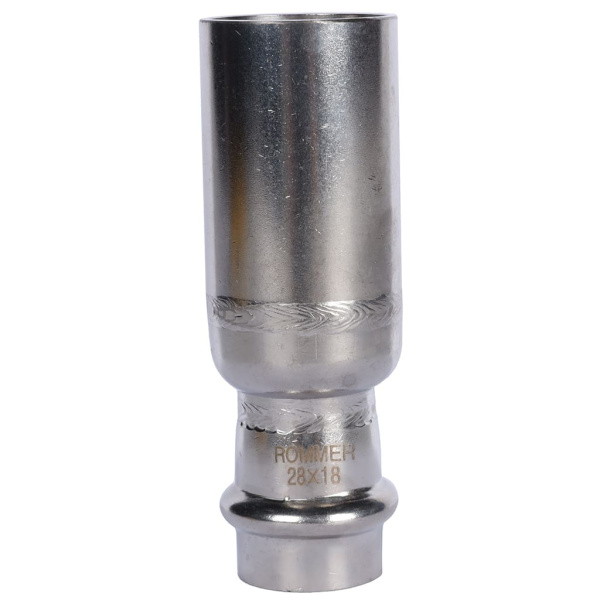ROMMER RSS-0020-002818 ROMMER Муфта переходная-НПр, 28х18, из нержавеющей стали прессовой
