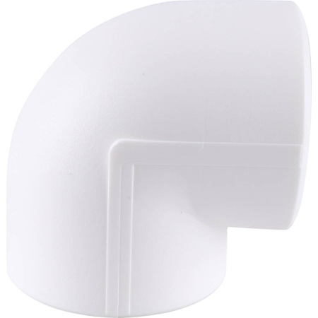 Kalde d=50 Угольник 90* для полипропиленовых труб под сварку (цвет белый)