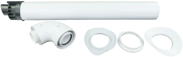 Комплект коаксиальный Gropalli (для Italtherm) D= 60x100 мм L=1 м для конденсационных котлов