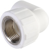 Политэк 20x3/4" Угольник с внутренней резьбой для полипропиленовых труб под сварку (цвет белый)