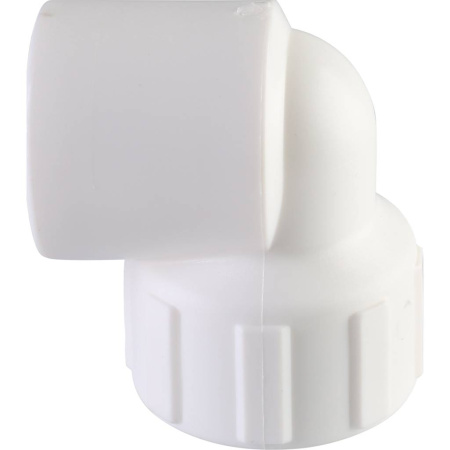 Политэк 25x3/4" Угольник с внутренней резьбой для полипропиленовых труб под сварку (цвет белый)