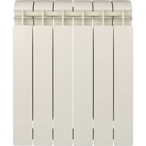 Global STYLE PLUS 500 6 секций радиатор биметаллический боковое подключение (белый RAL 9010)