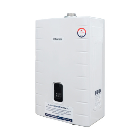 Котел газовый KITURAMI World Alpha S-35 настенный, 2 конт., закр.кам.сгор. нерж.