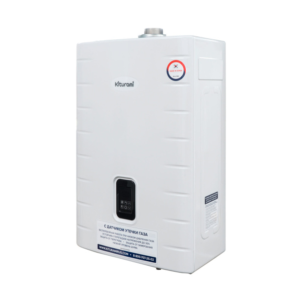 Котел газовый KITURAMI World Alpha C-24 настенный, 2 конт., закр.кам.сгор. медь