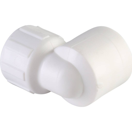 Политэк 25x1/2" Угольник с внутренней резьбой для полипропиленовых труб под сварку (цвет белый)
