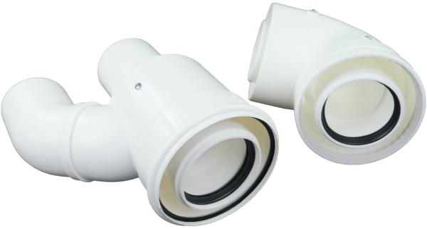 Комплект коаксиальный Gropalli (для Italtherm) D= 80x125 мм L=1 м для конденсационных котлов