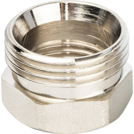 STOUT Разъемное соединение "американка" ВН никелированное, уплотнение под гайкой o-ring кольцо 1/2