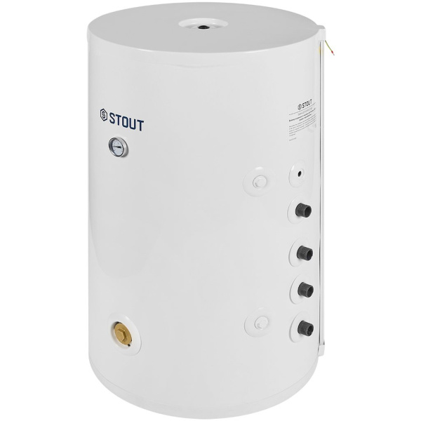 SWH-2210-R00200 STOUT OptiBase бойлер косвенного нагрева настенный 200 л, 40 кВт, с возм. уст. ТЭН, правое подключение, SWH-2210-R00200