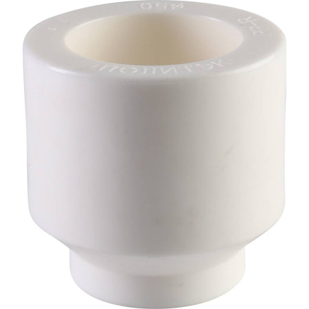 Политэк 50х25 Муфта переходная внутр./наруж. для полипропиленовых труб под сварку (цвет белый)
