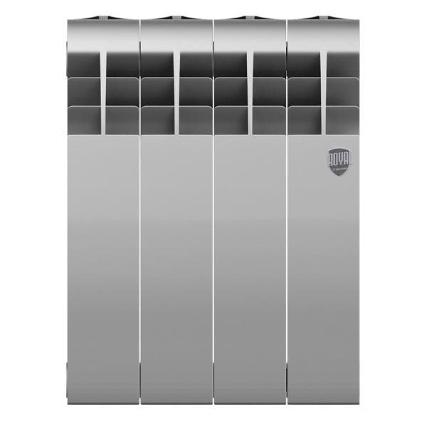 Радиатор биметаллический Royal Thermo BILINER B 350 Серебристый - 4 секц.
