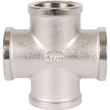 STOUT Крестовина ВВ никелированная 3/4