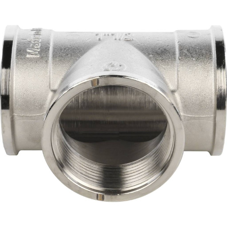 STOUT Тройник ВВ никелированный 1"1/2