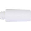 Kalde d=20 Заглушка удлиненная с резьбой для полипропиленовых труб под сварку (цвет белый)