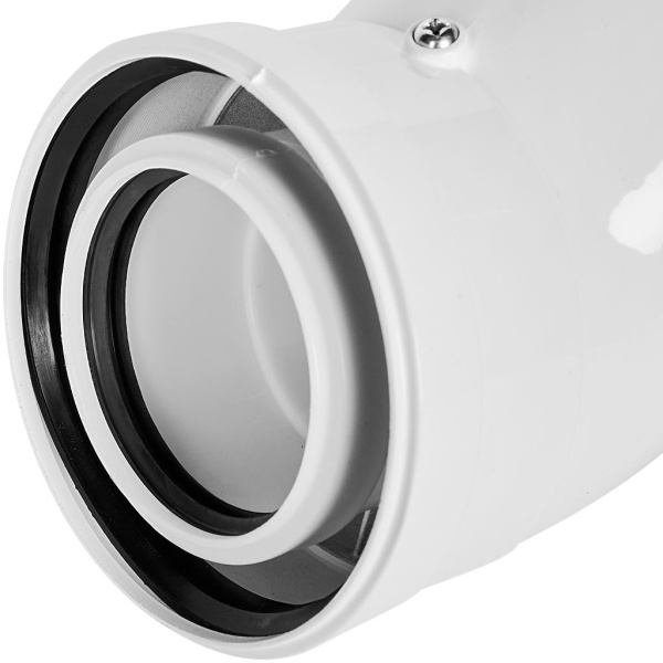 STOUT SCR-8012-000045 STOUT Отвод 45° конденсац. коакс. D80(п-м)/125(п-м), SCR-8012-000045
