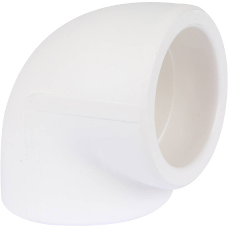 Kalde d=110 Угольник 90* для полипропиленовых труб под сварку (цвет белый)