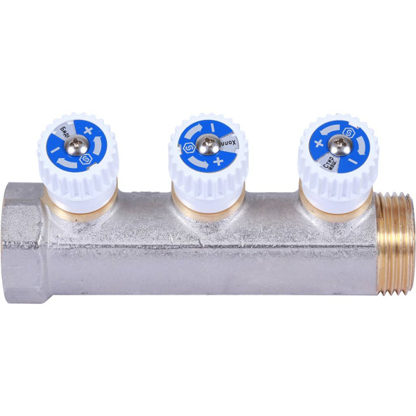 STOUT Коллекторы никелированные распределительные