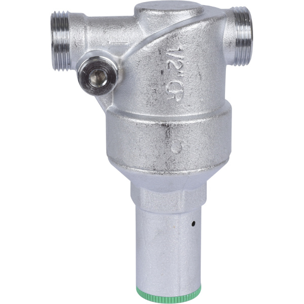 FAR Фильтр 1/2" (НР-ВР) с манометром, 100 мкм, Max 95C, 25 бар