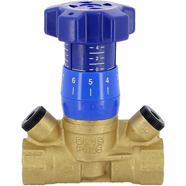 Клапан балансировочный Cimberio 787R 1/2 PN25 BB без изм. ниппелей, CIM 787R 12
