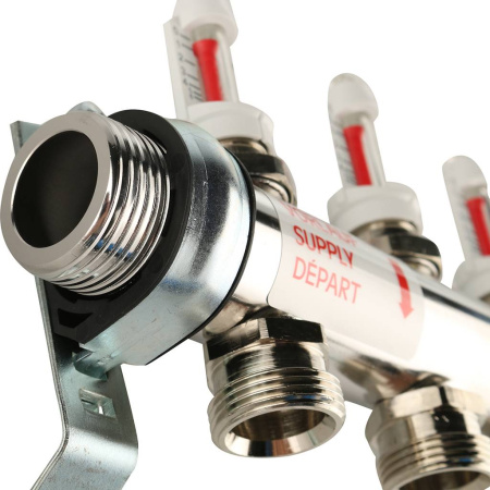 REHAU Распределительный коллектор HKV-D на 3 контура (нерж .сталь)