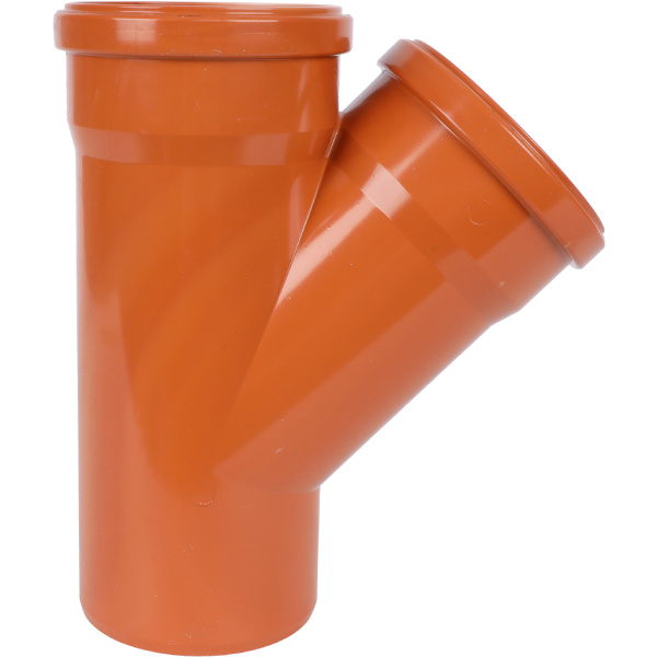 Sinikon 20300.R.B НПВХ Тройник D110 x 110 x 45° для нар. канализации