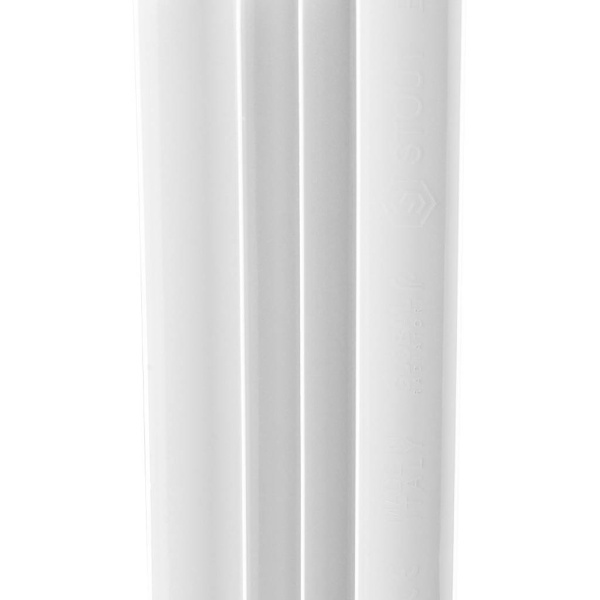 STOUT Bravo 500 8 секции радиатор алюминиевый нижнее правое подключение (белый RAL 9010)