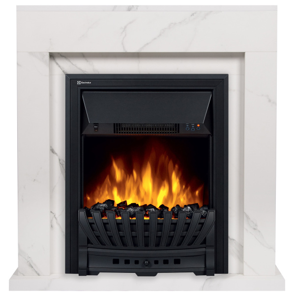 Портал Firelight Simple Classic белый мрамор