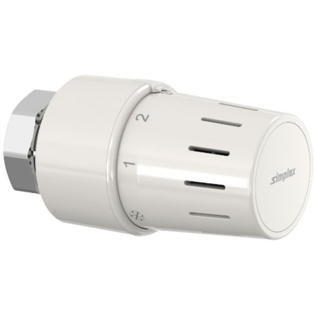 Meibes F35340 Термостатическая головка Standard TC-S3, М30х1.5, с установкой нуля, цвет белый