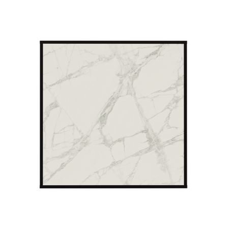Отопительная панель STOUT WHITE STONE SCT 60*60 белый гранит / черный корпус, SCT-00WB-006060