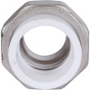 Политэк 32х1" Муфта разъемная с наружной резьбой для полипропиленовых труб под сварку (цвет белый)