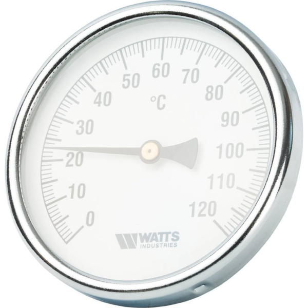 Watts F+R801(T) 100/75 Термометр биметаллический с погружной гильзой 100 мм