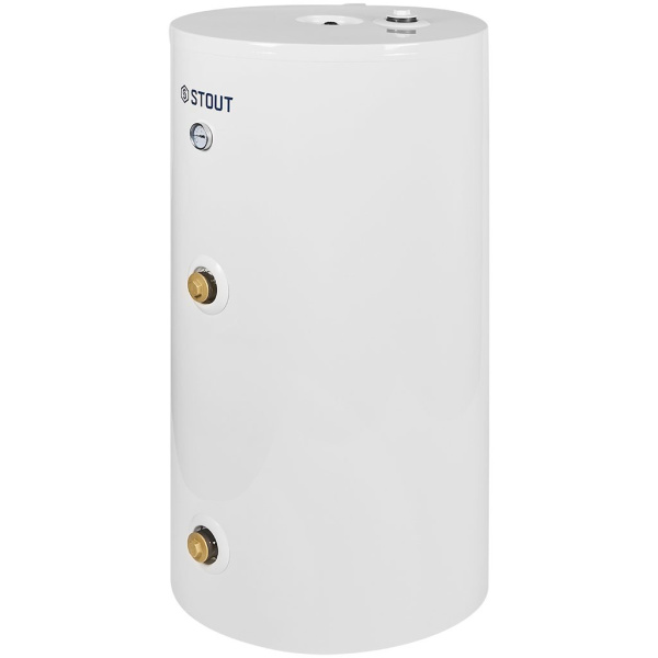Бойлер косвенного нагрева напольный STOUT OptiBase SWH-2110 200 л с 2 теплообменниками, SWH-2110-200200