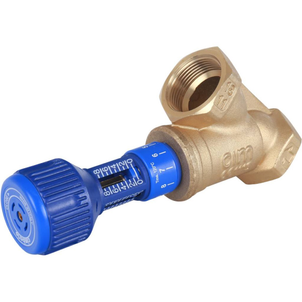 Cimberio Клапан балансировочный ручной 727ОТ 1.1/4 обычн. латунь Kvs=21,6 PN20 BB без изм. ниппелей Cimberi