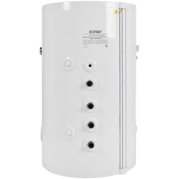 SWH-2210-R00200 STOUT OptiBase бойлер косвенного нагрева настенный 200 л, 40 кВт, с возм. уст. ТЭН, правое подключение, SWH-2210-R00200