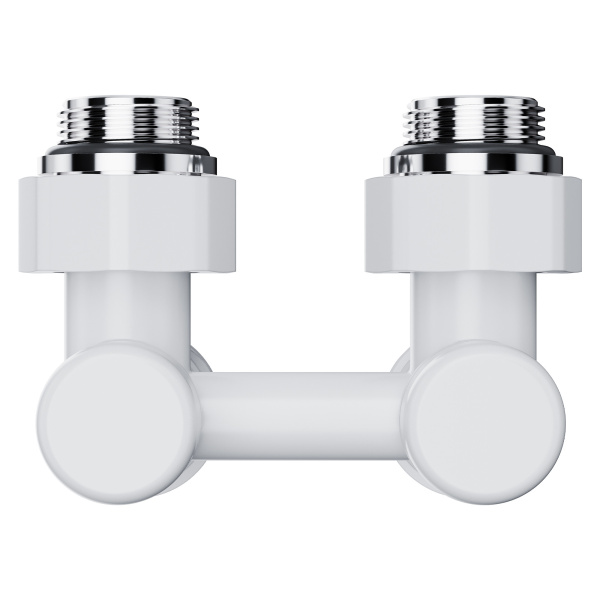 Узел нижнего подключения Royal Thermo Design угловой 1/2"х3/4" EK (белый)