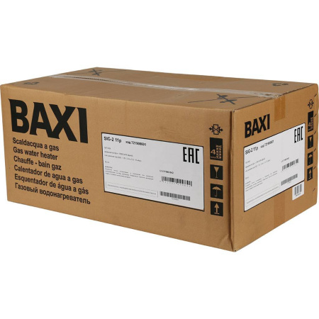 Проточный газовый водонагреватель Baxi SIG-2 11p