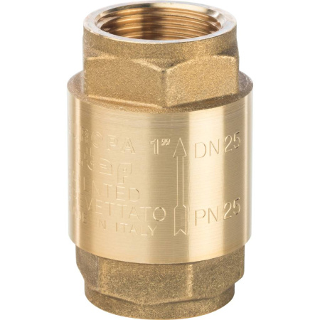 *SVC-0001-000025 STOUT 1" Клапан обратный пружинный муфтовый с металлическим седлом