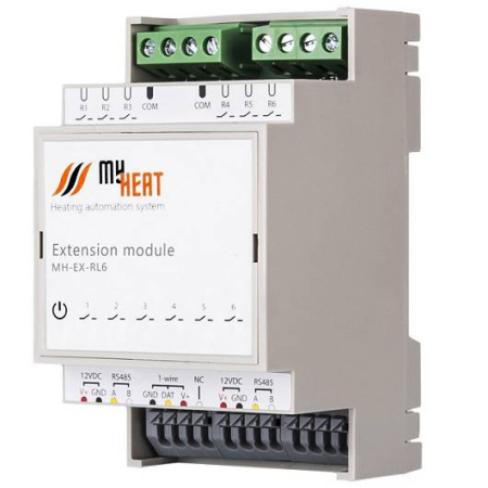 ЭВАН релейный блок расширения MYHEAT RL6