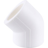 Kalde d=32 Угольник 45* для полипропиленовых труб под сварку (цвет белый)