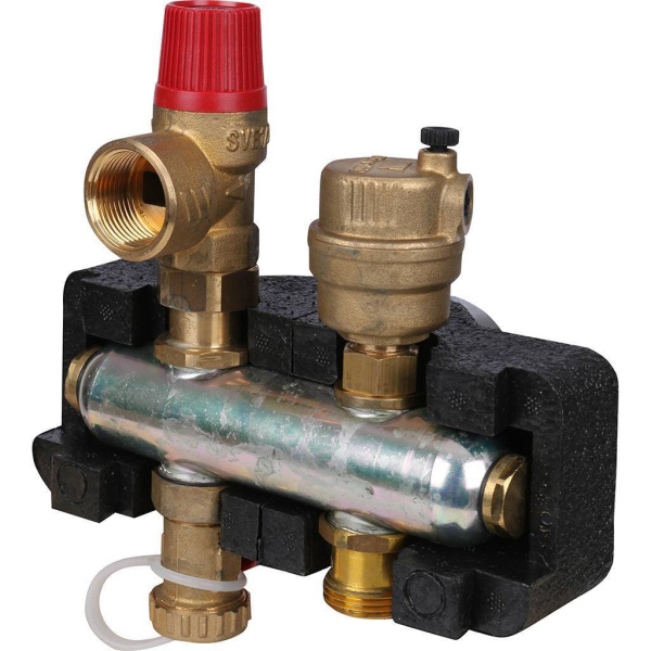 Vaillant Группа безопасности 3 бара, манометр, воздухоотводчик в теплоиз.