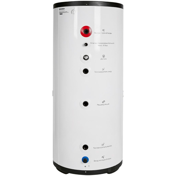 Бойлер косвенного нагрева ROMMER RWH-2110 GT напольный 150 л., RWH-2110-000150