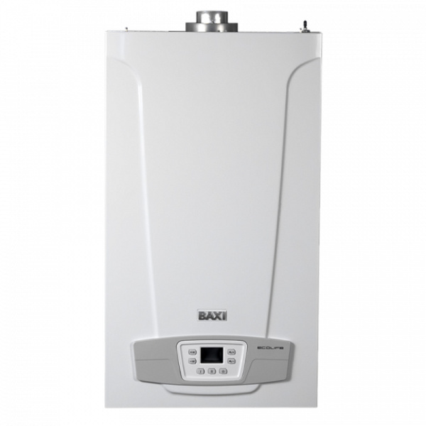 Котел газовый BAXI ECO Life 1.24F настен,24 кВт,одноконтурный, с закрыт. кам. сгор. (без дымохода)