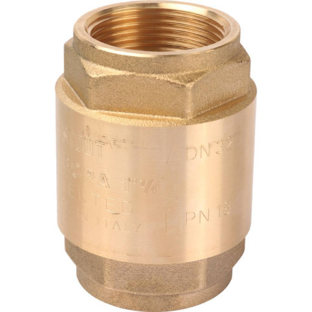 SVC-0011-000032 STOUT 1 1/4" Клапан обратный пружинный муфтовый с металлическим седлом