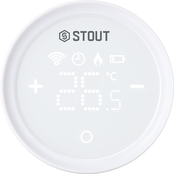Умная термостатическая головка STOUT STE- 2070 Zigbee, STE-2070-703011