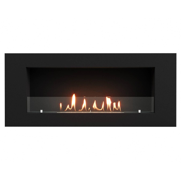 Каминокомплект:Биокамин Firelight BFP/W-110+Набор керамических камней М, черные