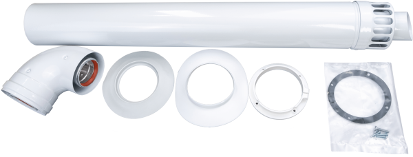Комплект дымоходный коаксиальный Gropalli (для Italtherm) D=60 x 100 мм L=1 м