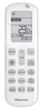 Внутренний блок настенного типа Hisense серии PREMIUM SILVER FREE Match DC Inverter R32 Wi-Fi AMS-09UW4RVETG00(S)